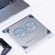 Подставка для ноутбука VHG P71F с 2-мя вентиляторами Laptop Stand Gray - изображение 7