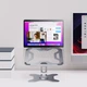 Подставка для ноутбука VHG L43 складная поворотная 360°C Rotatable Laptop Stand Silver - изображение 6