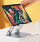 Металлическая складная подставка Primo SP04 для планшета - Silver Primo STAND-SP04-SLV серебряный - изображение 2
