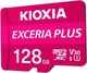 Карта памяті Kioxia microSDXC 128 GB Class 10 UHS-I U3 V30 Exceria Plus + SD Adapter (LMPL1M128GG2) - изображение 2