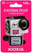 Карта памяті Kioxia microSDXC 128 GB Class 10 UHS-I U3 V30 Exceria Plus + SD Adapter (LMPL1M128GG2) - изображение 4