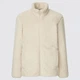 Толстовка на молнии мужская Uniqlo 86263991 XL Белая (1159772973) - изображение 1