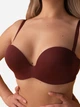 Бюстгальтер с Push-up бесшовный brabrabra Цветной Комфорт SLZ19801225 80D Бордовый (6907200047931) - изображение 3