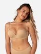 Бюстгальтер с Push-up бесшовный brabrabra Цветной Комфорт SLZ19801225 85B Бежевый (6907200072421) - изображение 1