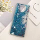 Чехол Glitter для Xiaomi Redmi Note 9 Pro бампер силиконовый Синий - изображение 3