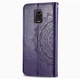 Чехол Vintage для Xiaomi Redmi Note 9 Pro книжка кожа PU фиолетовый - изображение 3