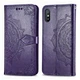 Чехол Vintage для Xiaomi Redmi 9A книжка кожа PU фиолетовый - изображение 7
