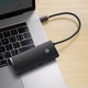 USB хаб на 5 виходів на Type-C із HDMI виходом Baseus Lite Series 5-in-1 (HDMI, 3xUSB 3.0, PD). Black - зображення 3