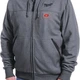 Толстовка робоча з електропідігрівом акумуляторна Milwaukee M12 HH GREY3-0 XL Сіра (4933464355) - зображення 1