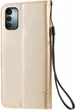 Чехол книжка Nokia G11 Кот и Дерево Gold (30465-2A) - изображение 2