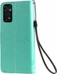 Чехол книжка Xiaomi Redmi Note 11S Кот и Дерево Turquoise (30498-32) - изображение 2