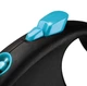 Рулетка для собак Flexi Black Design лента цвет синий M 5м - изображение 2