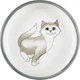 Посуд для котів Trixie Миска для короткомордих порід котів 300 мл/15 см (сіра) (4011905247847) - зображення 2