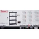 Стелаж Toomax 4 полиці cm. 80x40x138h black (5140) - зображення 5