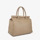 Сумка женская кожаная саквояж средняя Regina Notte Travel bag 3201 Темно-бежевый - изображение 3