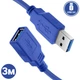 USB 3.0 скоростной кабель-удлинитель OEM UM2F-01 для ПК и ноутбуков, USB Male - USB Female, 5 Gbps, 3 м - изображение 1
