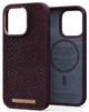 Чехол накладка Njord Salmon Leather MagSafe Case Rust для iPhone 14 Pro Max (NA44SL03) - изображение 3
