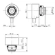 Фотодатчик, излучатель, 30 м, M18 пластиковый, кабель 5м, FLIH/00-0C M.D. Micro Detectors - изображение 2