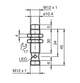 Датчик индуктивный M12, PNP/NO+NC, Sn=4mm, NBN4-12GM35-A2-V1 Pepperl+Fuchs - изображение 2