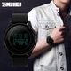Мужские Наручные Черные Часы Скмей Skmei 1206 Ultra New (169148) - изображение 3