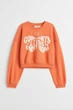 Світшот помаранчевий Butterfly H&M 170см (40001154) - зображення 1
