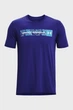 Мужская темно-синяя футболка UA CAMO CHEST STRIPE SS Under Armour M 1376830-468 - изображение 5