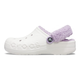Зимові утеплені крокси Crocs Baya Lined Fuzz-Strap Clogs 40-41 р 25.8-26.7 см Білі 206633 M8/W10 White - зображення 3