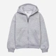 Детская теплая толстовка с капюшоном Minoti 12ZIPEMB 3 37545KID 80-86 см Серая (5059030958077) - изображение 1