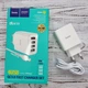 Мережевий зарядний пристрій Hoco C102A Fuerza на 4 USB виходами з швидкою зарядкою - зображення 5