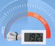 Цифровой термометр с выносным датчиком 1м и ЖК дисплеем LCD -50 ~ 110° C градусник (580921117-1) Белый - изображение 5