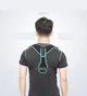 Корсет AOLIKES для коррекции осанки унисекс XL черный 01373 - изображение 8