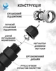 Cкоростная кроссфит скакалка VelaSport IRON 147г Алюминий С мягкими противоскользящими ручками 3м. Диаметр 4мм. с подшипниками и возможностью добавления утяжелителя Сверхпрочная Черная - изображение 3