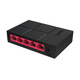 Комутатор Mercusys MS105G 5хGE10/100/1000MBit/s пластиковий корпус Black - зображення 2