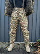 Костюм зимовий SoftShell з синтепоновою підкладкою Multicam Size XL - зображення 3