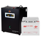 Комплект резервного питания для котла LP (LogicPower) ИБП + гелевая батарея (UPS W500 + АКБ GL 520W) - изображение 1