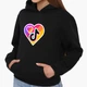 Детский худи Лайк и ТикТок (Likee & TikTok) Черный (9298-1559) 128 см - изображение 1