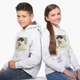 Детский худи БТС (BTS) Светло-серый меланж (9298-3262) 164 см - изображение 5