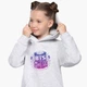 Детский худи БТС (BTS) Светло-серый меланж (9298-3278) 140 см - изображение 1