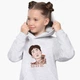 Детский худи Ким Намджун БТС (Kim Nam Joon BTS) Светло-серый меланж (9298-3261) 140 см - изображение 1