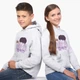 Детский худи БТС (BTS) Светло-серый меланж (9298-3259) 140 см - изображение 5