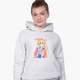 Детский худи Сейлор Мун (Sailor Moon) Светло-серый меланж (9298-2924) 152 см - изображение 2