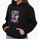 Детский худи БТС (BTS) Черный (9298-1078) 128 см - изображение 1