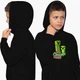 Детский худи Майнкрафт (Minecraft) Черный (9298-1176-10) 164 см - изображение 2