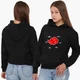 Детский худи Облако Акацуки Наруто (Akatsuki Naruto) Черный (9298-3044) 128 см - изображение 2