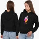 Детский худи Лайк Единорог (Likee Unicorn) Черный (9298-1597) 164 см - изображение 2