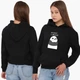 Детский худи Вся правда о медведях (We Bare Bears) Черный (9298-2899) 140 см - изображение 2