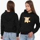 Детский худи Амонг Ас Покемон Пикачу (Among Us Pokemon Pikachu) Черный (9298-2419) 128 см - изображение 2