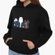 Детский худи Вся правда о медведях (We Bare Bears) Черный (9298-2895) 140 см - изображение 1