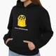 Детский худи Время приключений Джейк пес (Adventure Time Jake the dog) Черный (9298-1577) 128 см - изображение 1