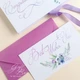 Gift box Sofia світло-бузковий Конверт для грошового подарунку на весілля, день народження, ювілей. Ручна робота - зображення 7